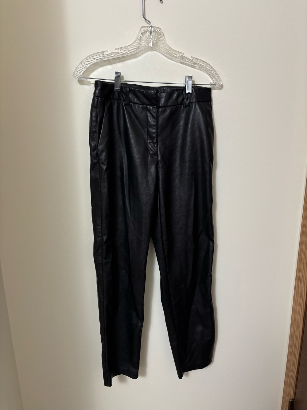 Dynamite Black Faux Leather Men’s Tapered Pants